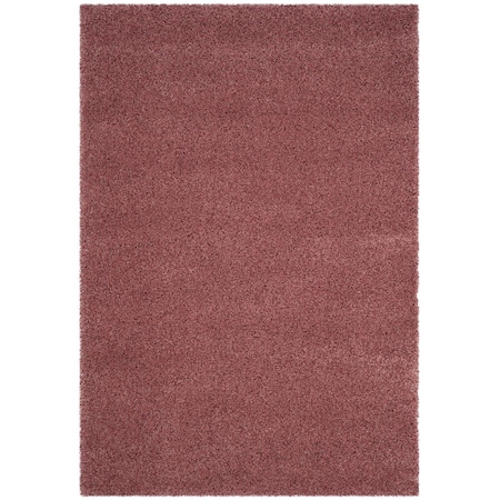 Safavieh Shag Power Loomed Large Rectangle Area Rug, Rose - 8 x 10 ft. SG151-3737-8
